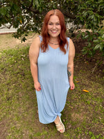 Tasha Pleated Maxi Dress