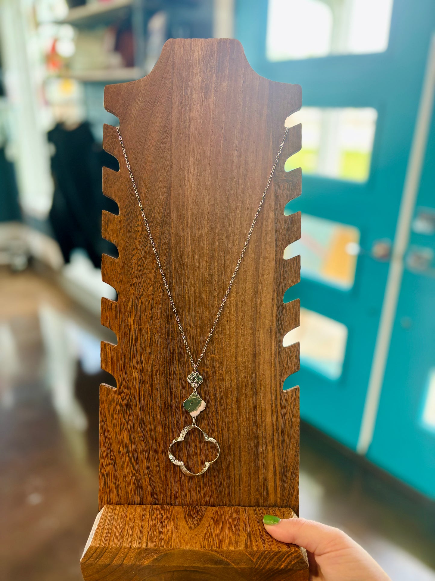 Long Chain Link Necklace (Multiple Colors)
