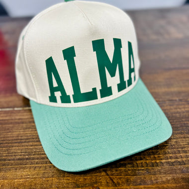 Alma Varsity Twill Hat in Sage
