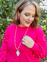 Pearl Embellished Top