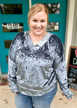 Blakely Crushed Velvet Top