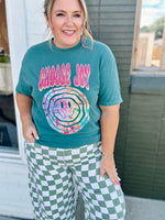 Olivia Checkered Barrel Pants