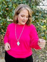 Pearl Embellished Top