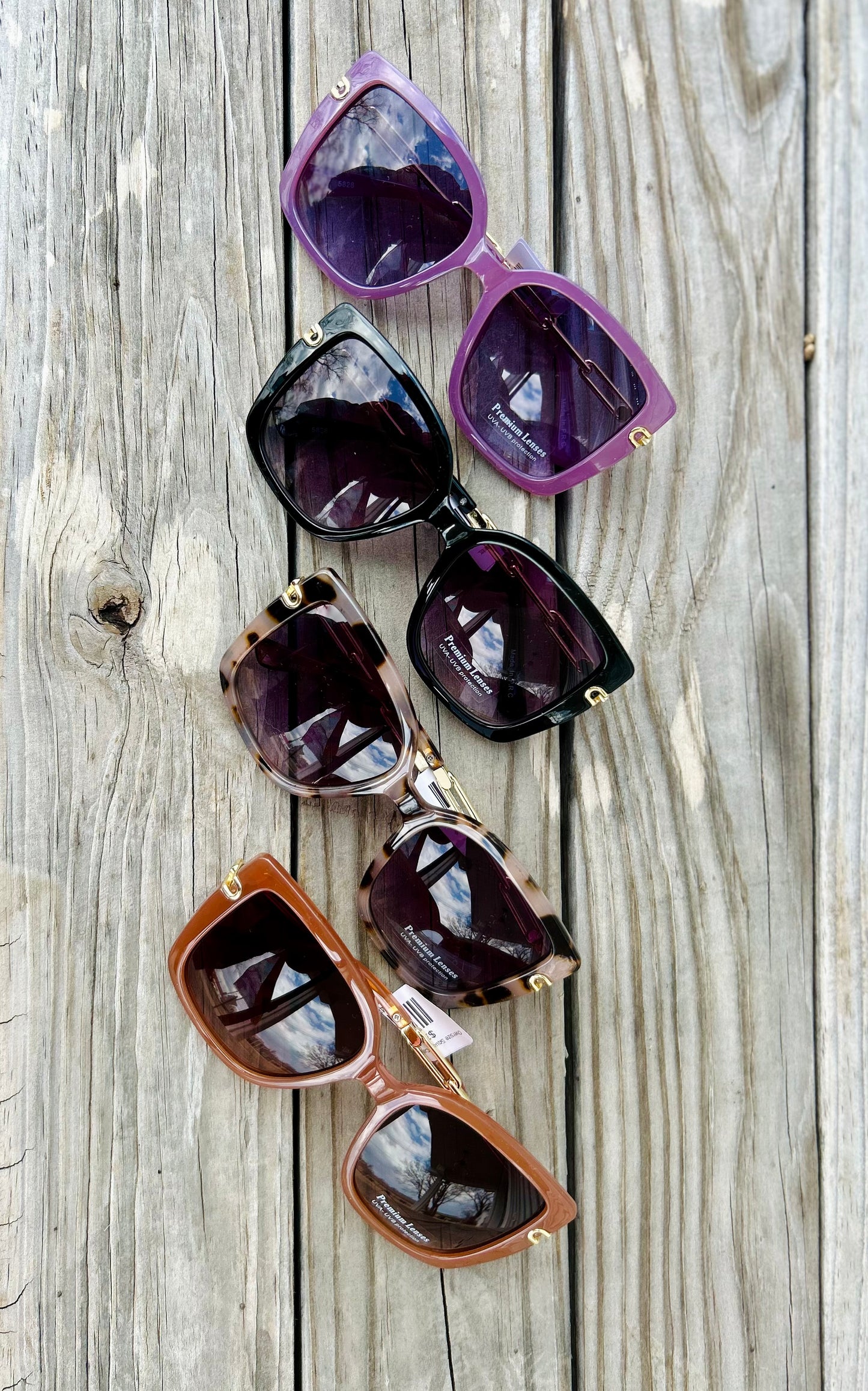 Oversize Square Cateye Sunglasses (Multiple Colors)