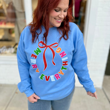 Merry Everything Wreath Sweatshirt