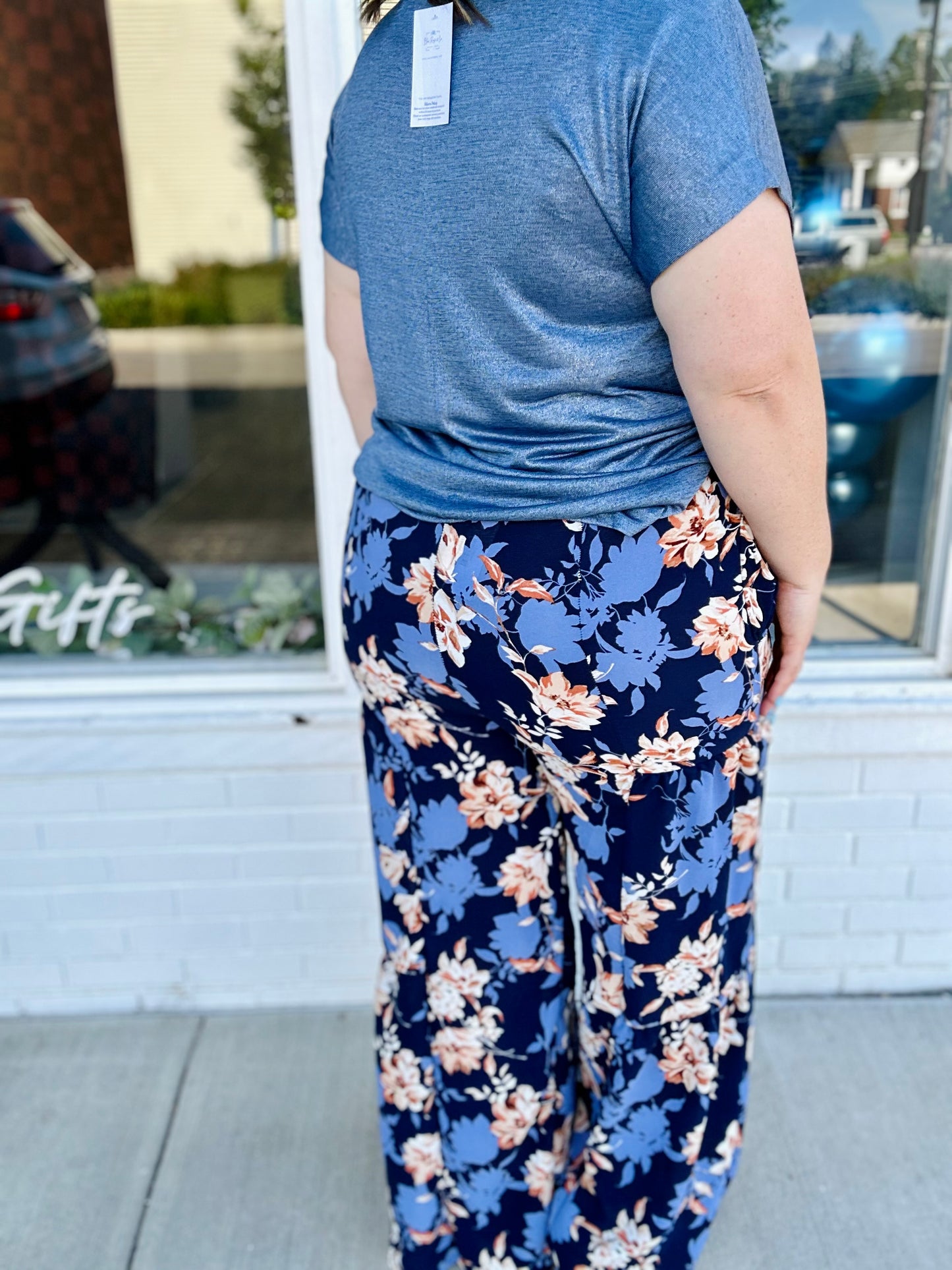 Katie Floral Wide Leg Pant