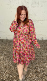 Molly Floral Tiered Mini Dress