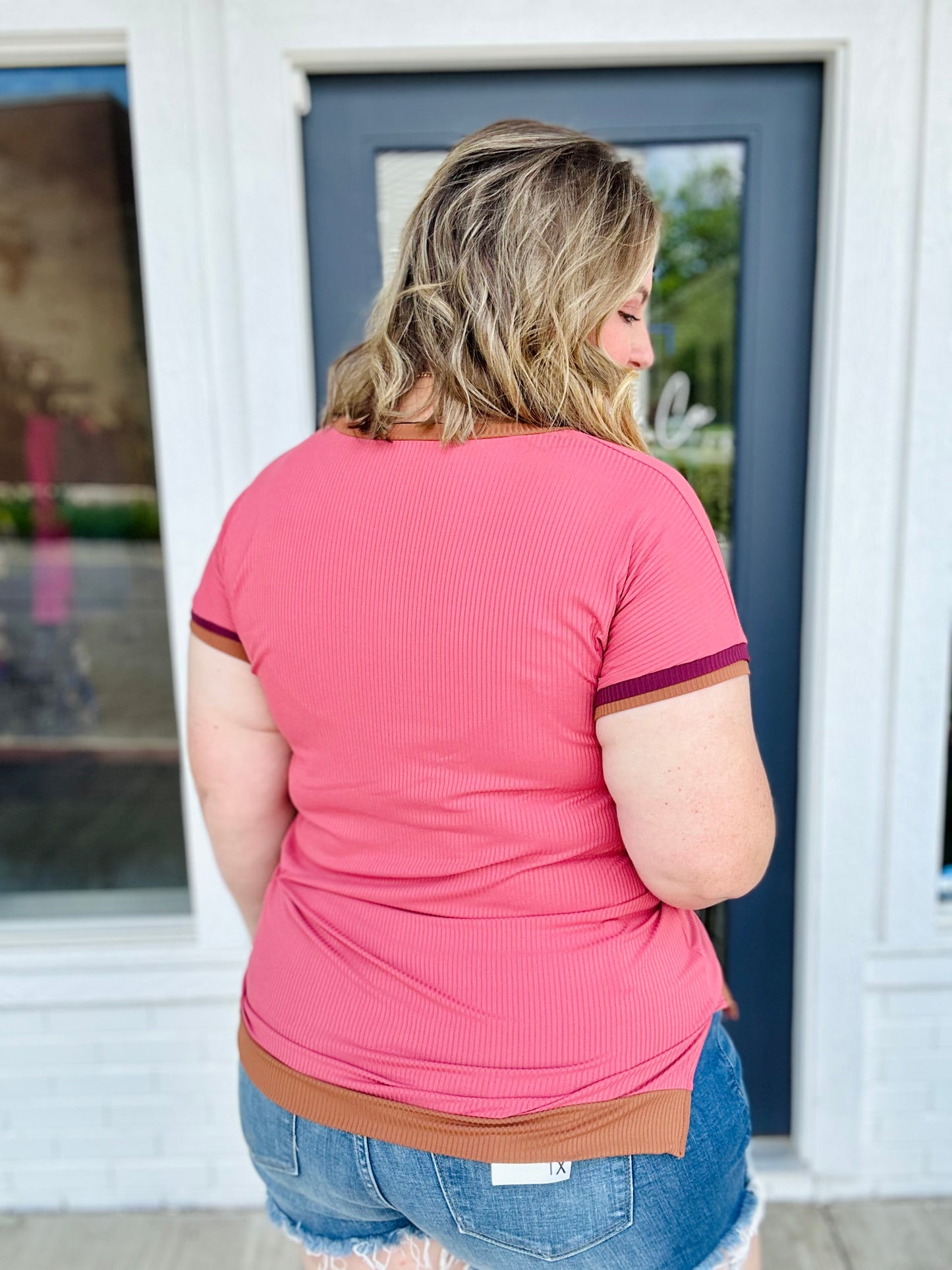 Finley Two Tone Top