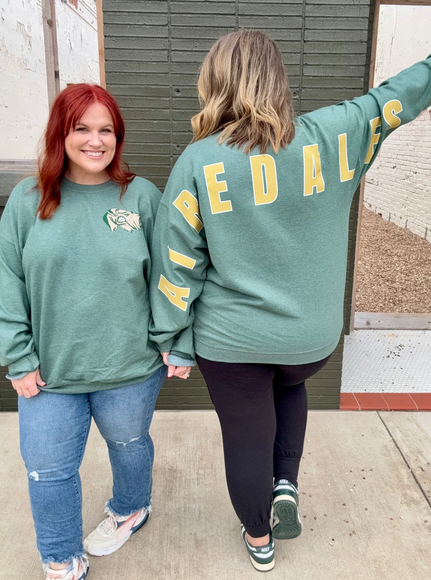 Mascot Stretch Sleeve Sweatshirt