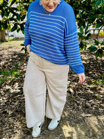 Allison Barrel Legged Washed Denim
