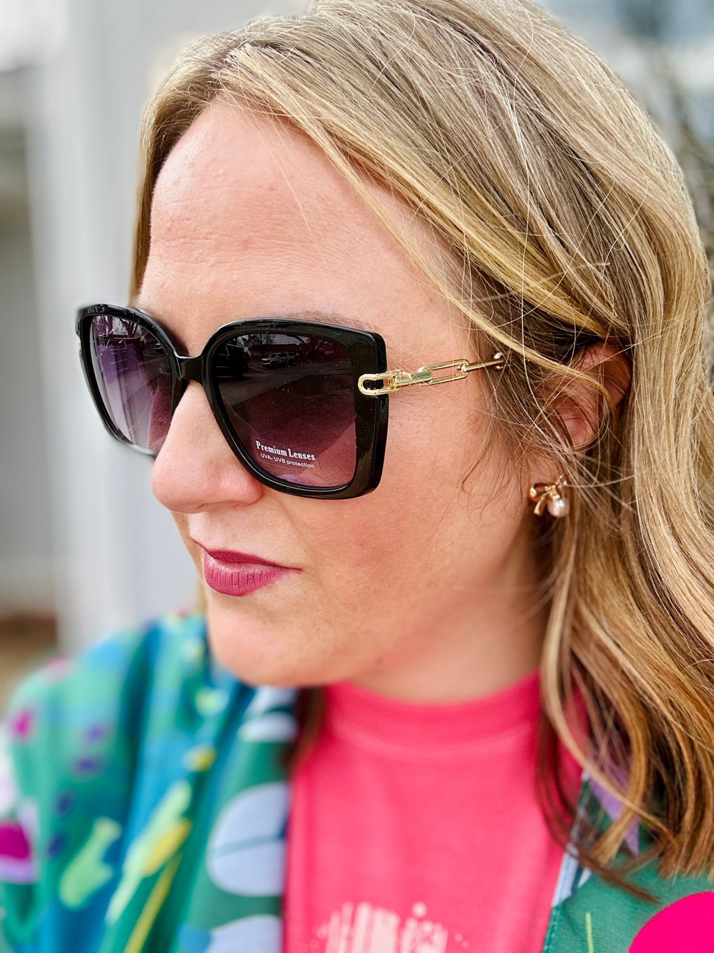 Oversize Square Cateye Sunglasses (Multiple Colors)