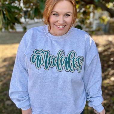 Airedales Script Sweatshirt