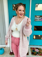 Joella Mauve Cardigan