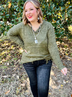 Jessica Frayed Hem Sweater