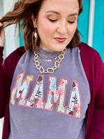Spring Mama Floral Tee on Comfort Color