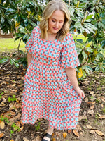 Georgia Geo Print Dress