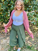 Olive Palazzo Pants