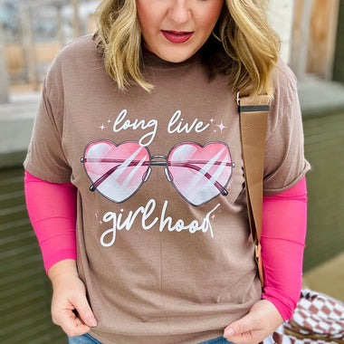 Long Live Girlhood Tee on Comfort Colors
