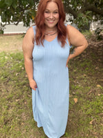 Tasha Pleated Maxi Dress