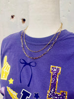 Layered Paperclip Chain Link Necklace