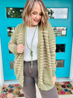 Sherri Striped Cardigan