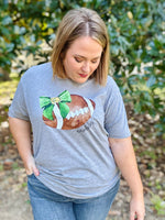 Watercolor School Spirit Football Tee (Any School!)