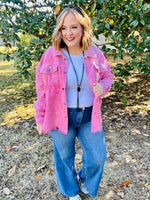 Samantha Corduroy Shacket (Multiple Colors)