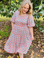 Georgia Geo Print Dress