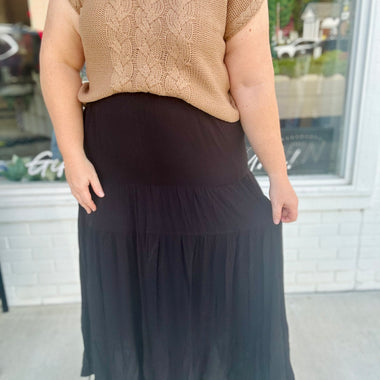 Sonnie Tiered Flowy Maxi Skirt