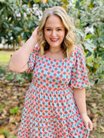Georgia Geo Print Dress