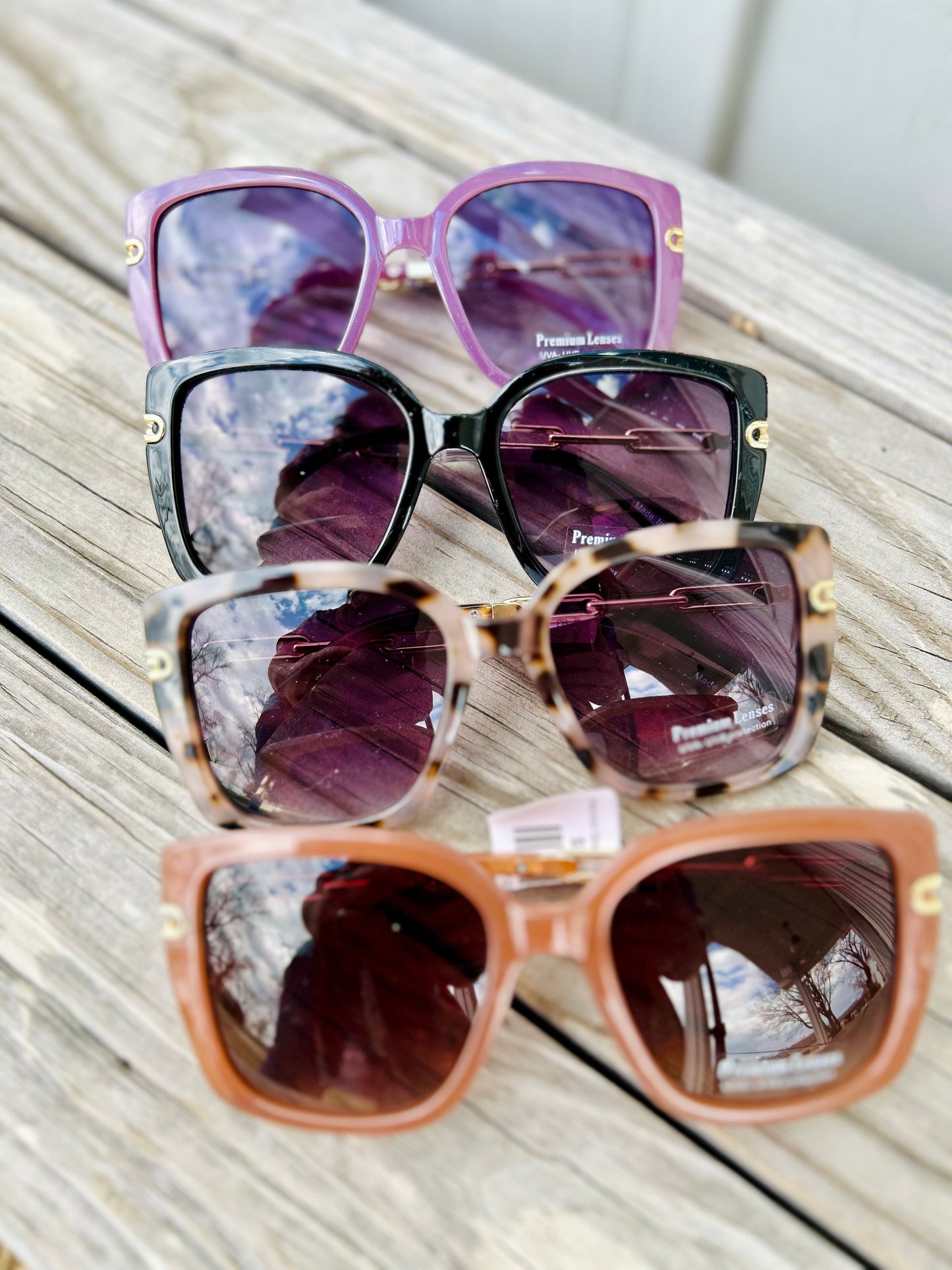 Oversize Square Cateye Sunglasses (Multiple Colors)