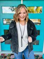 Samantha Corduroy Shacket (Multiple Colors)