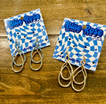 Linked Metal Hoops (Multiple Colors)