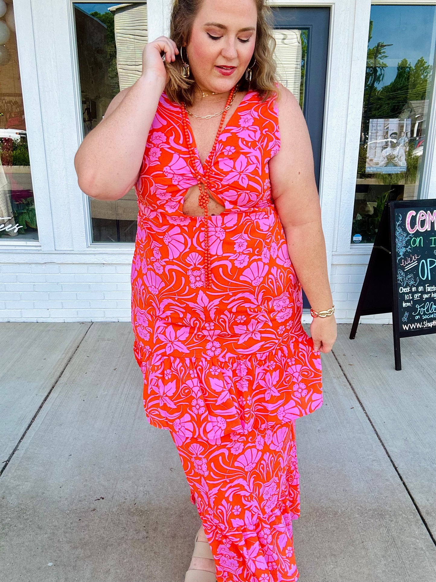 Rachael Tropical Dress (Reversible)