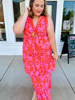 Rachael Tropical Dress (Reversible)