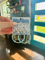 Gold Tone Hoop Earrings (Multiple Colors)