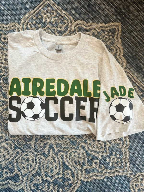 School Spirit Soccer Tee (Any School)