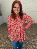 Fiona Floral Long Sleeve Top
