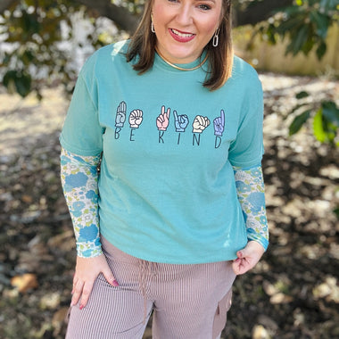 Be Kind ASL Graphic Tee