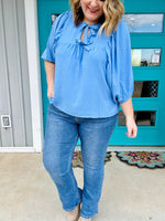 Kaci High Rise Bootcut Vervet Jean