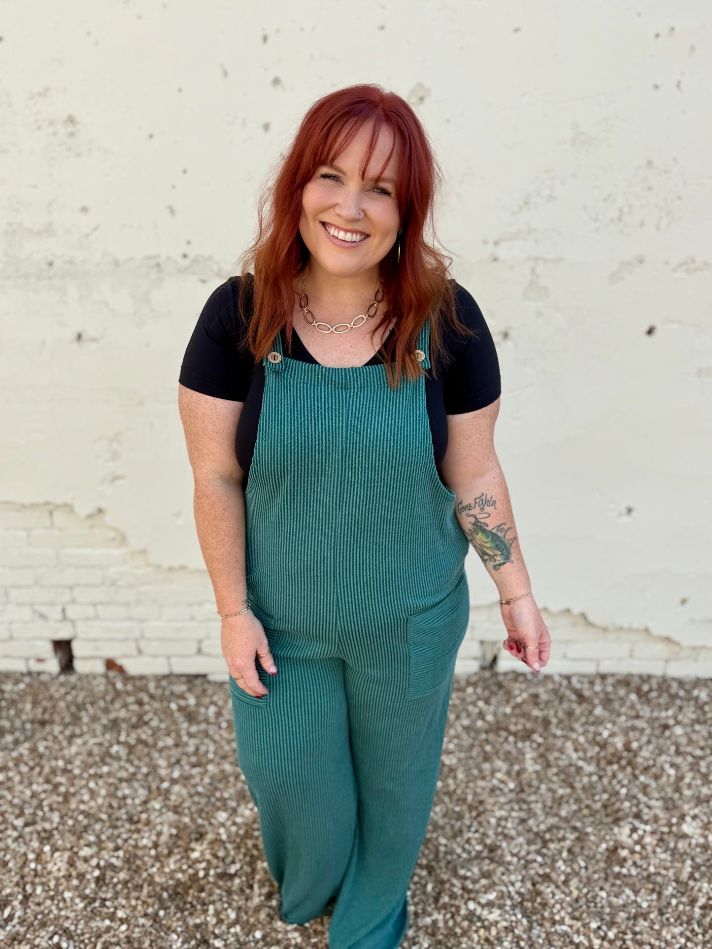 Sleeveless Solid Urban Ribbed Jumpsuit