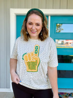 Airedale Spirit Finger on Natural Leopard