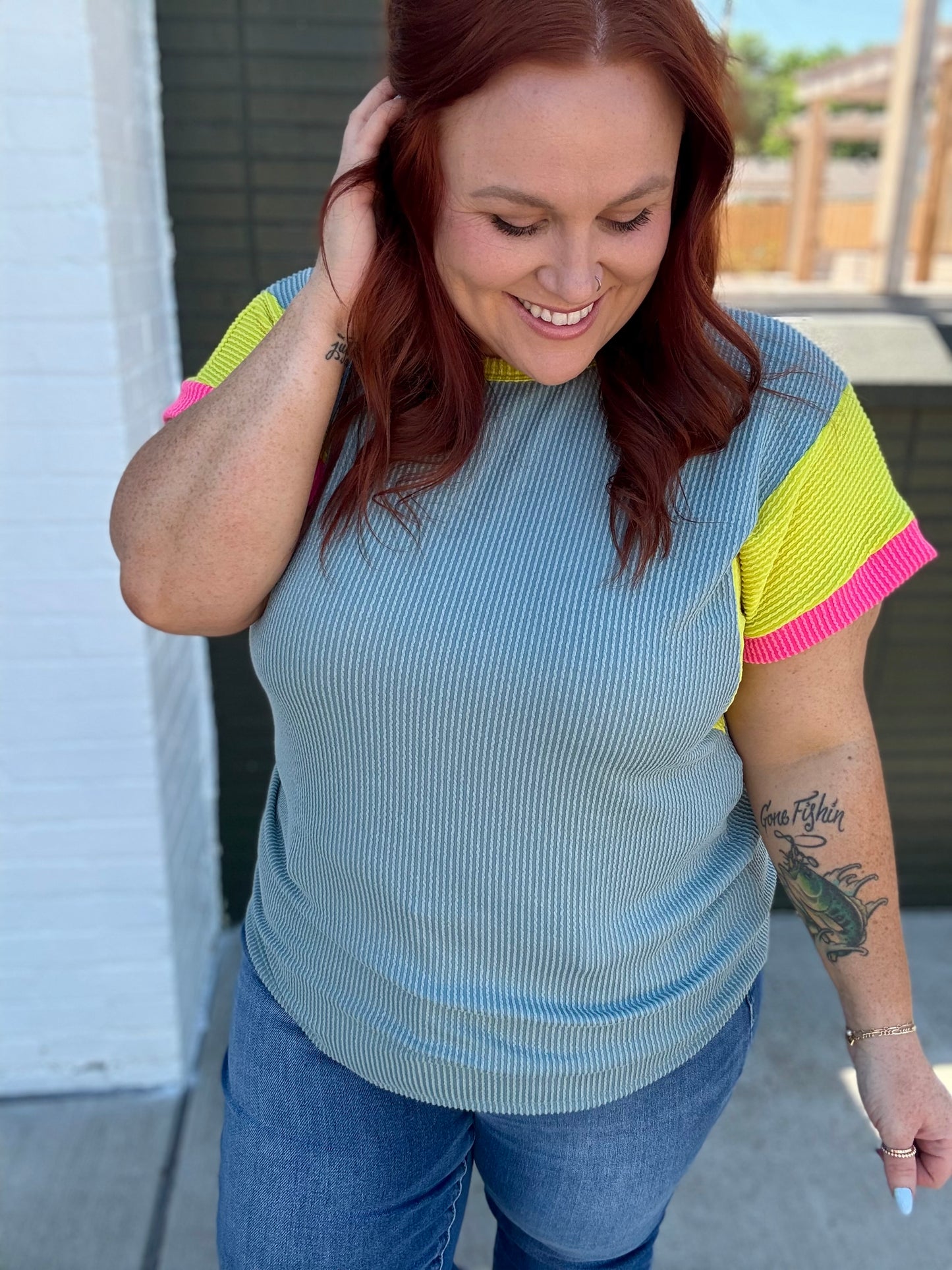 Lindy Multi Top in Sage