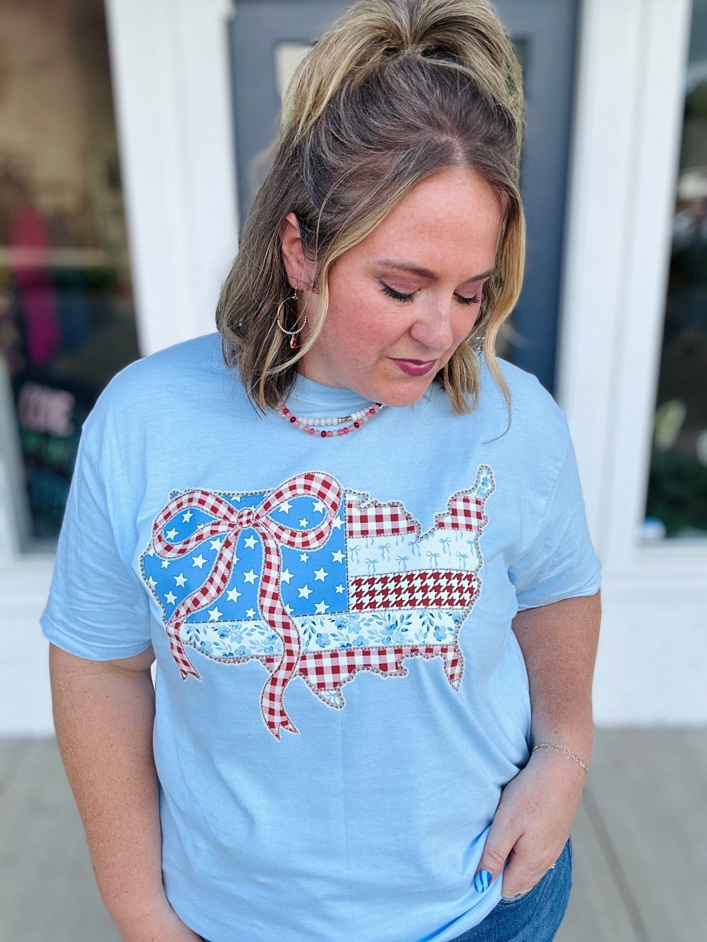 US Bows On Comfort Colors