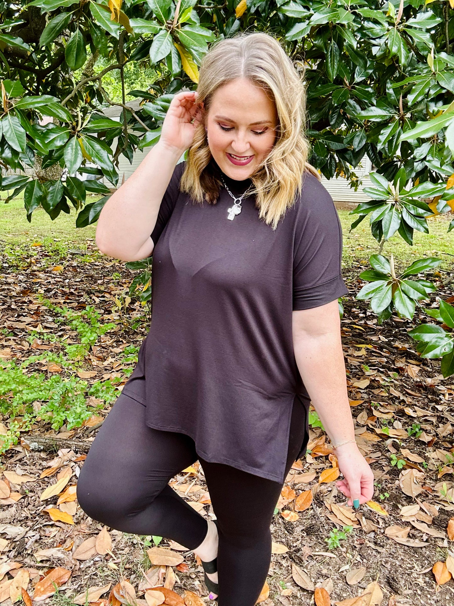Rachelle Leggings Set In Black