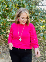 Pearl Embellished Top