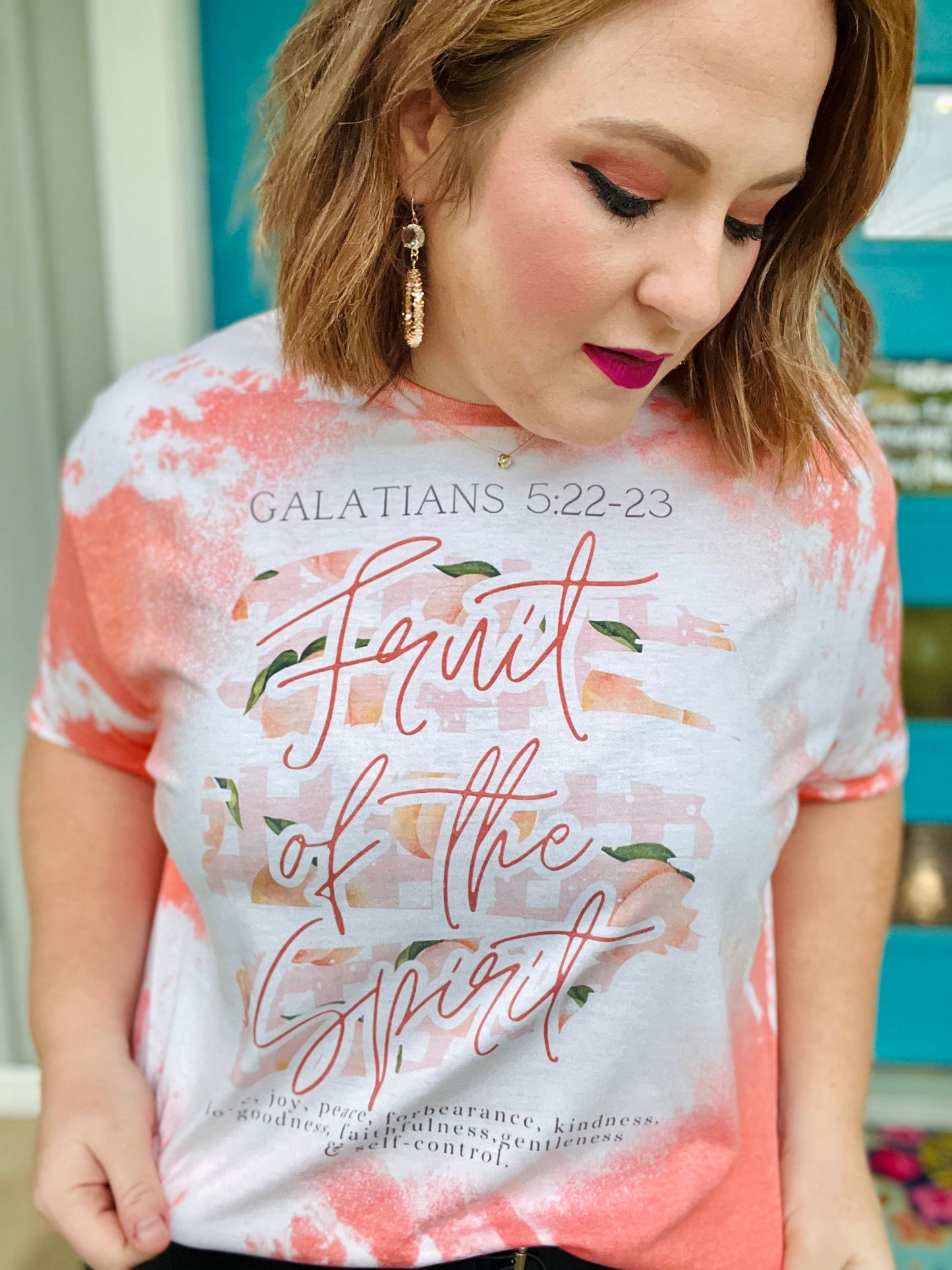 Fruit Of The Spirit Bleached Tee