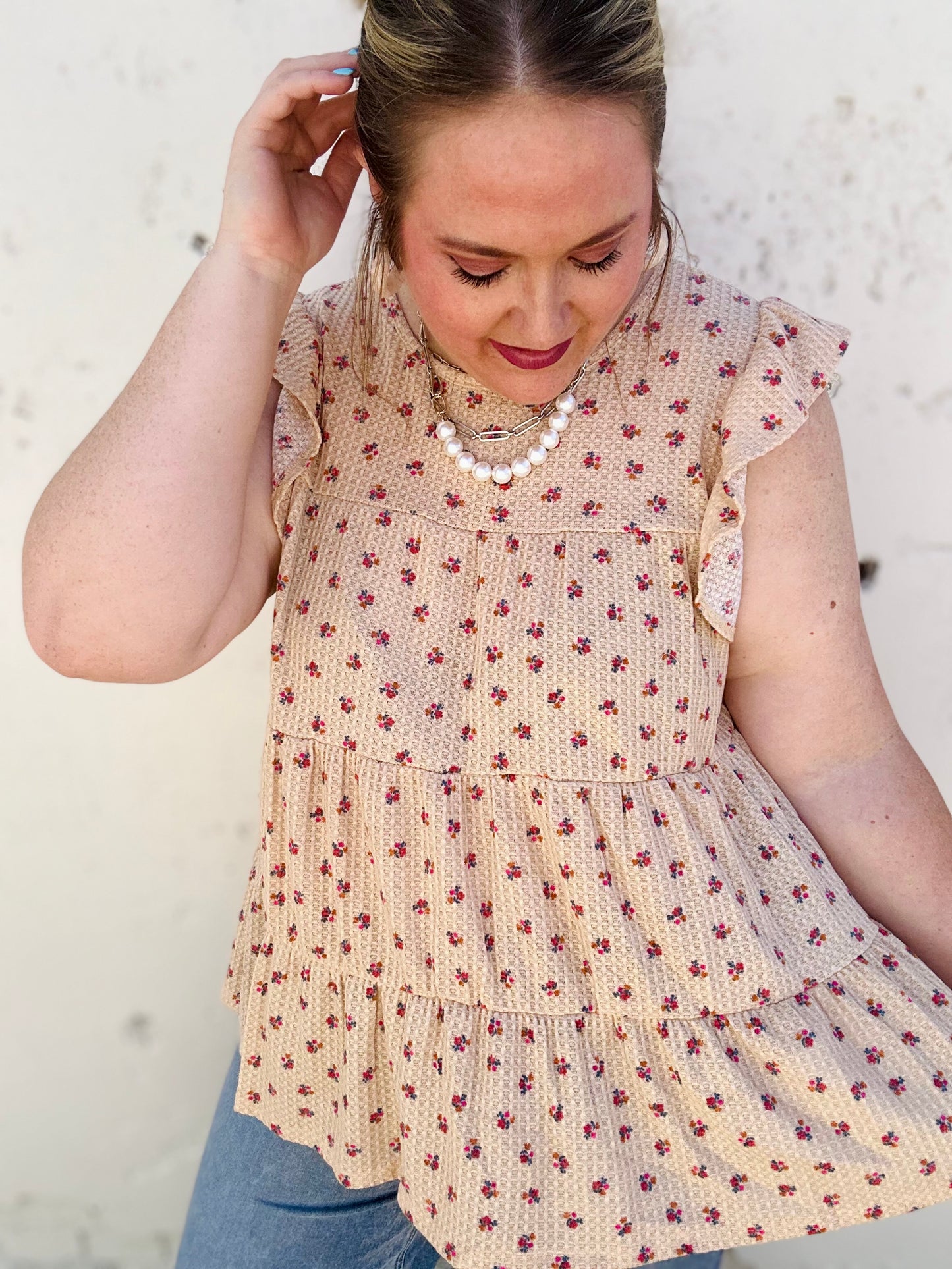 Baby Floral Tiered Top