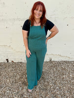 Sleeveless Solid Urban Ribbed Jumpsuit