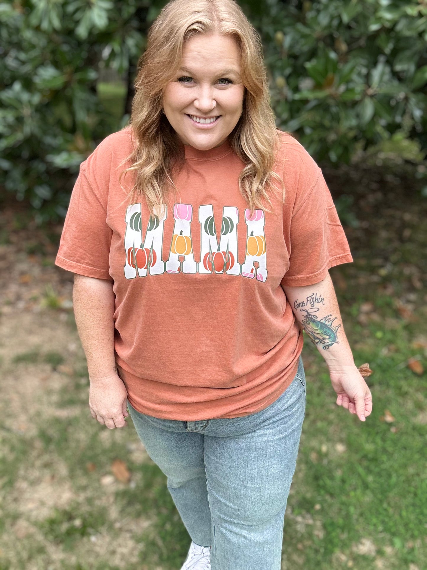 RESTOCK Pumpkin Mama Tee On Comfort Colors